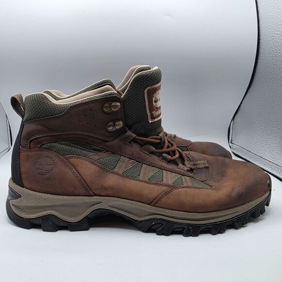 Timberland Mt. Maddsen Lite Mid Mens Size 10 Brown Boots Outdoors Casual Walking - Picture 11 of 13